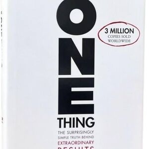 One Thing Hardcover Book - White & Black